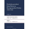 Protokoły posiedzeń Rady Ministrów Rzeczypospolitej Polskiej 1918–1923, t. 1: Gabinet J. Moraczewskiego 18 XI 1918 – 16 I 1919