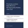 Protokoły posiedzeń Rady Ministrów Rzeczypospolitej Polskiej 1918–1923, t. IX, oprac. Mirosław Szumiło, Roman Wysocki
