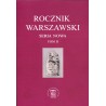 Rocznik Warszawski, Seria Nowa, Tom I, Dedykowany Henrykowi Rutkowskiemu z okazji jubileuszu 95-lecia